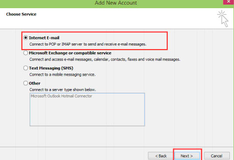 IMAP Outlook Step3